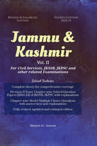 Jammu & Kashmir (Vol. II) Fourth Edition - For Civil Services, JKSSB, JKPSC and other related Examinations