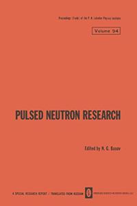 Pulsed Neutron Research / Impul Snye Neitronnye Issledovaniya / H