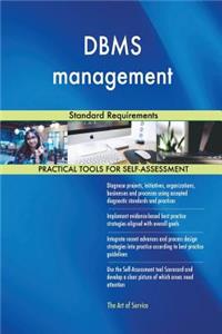 DBMS management Standard Requirements