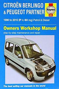 Citroen Berlingo & Peugeot Partner Petrol & Diesel (96 - 10) Haynes Repair Manual