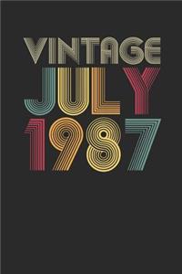 Vintage July 1987