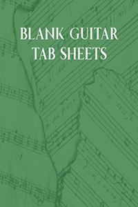 Blank Guitar Tab Sheets