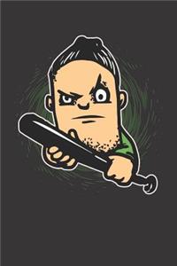 Intimidate Baton Notebook Journal