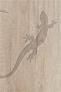 Salamander Carved In Wood