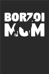 Borzoi Journal - Borzoi Notebook 'Borzoi Mom' - Gift for Dog Lovers