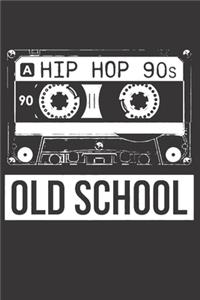 Notebook for oldschool hip hop rap cassette