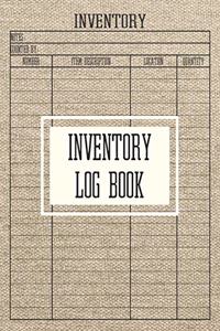 Inventory Log