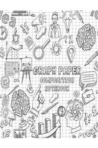 Graph Paper Composition Notebook