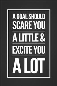A Goal Should Scare You A Little And Excite You A Lot