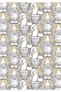 Happy Garden Gnomes Lined Undated Journal