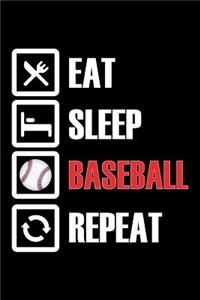 Eat Sleep Baseball Repeat