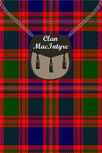 Clan MacIntyre Tartan Journal/Notebook