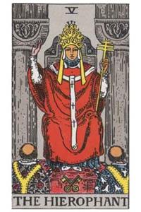 Tarot Notebook Journal - The Hierophant
