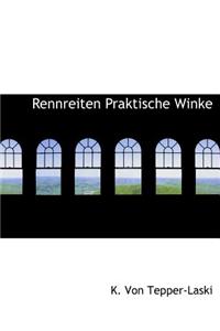 Rennreiten Praktische Winke