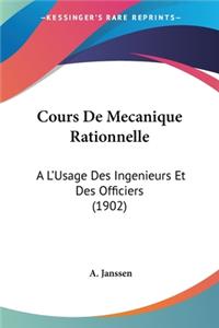 Cours de Mecanique Rationnelle