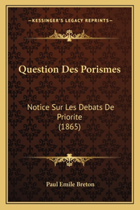 Question Des Porismes