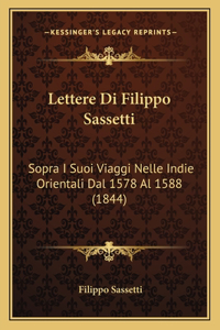 Lettere Di Filippo Sassetti