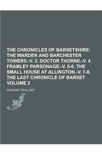 The Chronicles of Barsetshire Volume 2