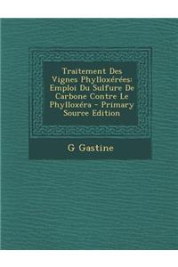 Traitement Des Vignes Phylloxerees