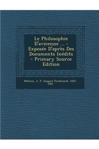 Le Philosophie D'Avicenne ...