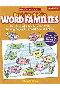 Read, Sort & Write: Word Families