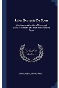 Liber Ecclesie De Scon