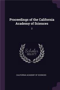 Proceedings of the California Academy of Sciences