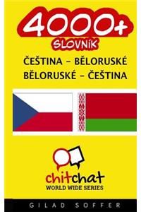 4000+ Czech - Belarusian Belarusian - Czech Vocabulary