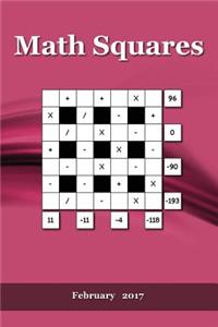 Math Squares: February 2017