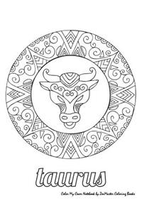 Color My Cover Notebook (Taurus)