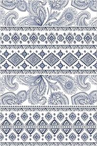 Blue Indian Ornamental Design Journal