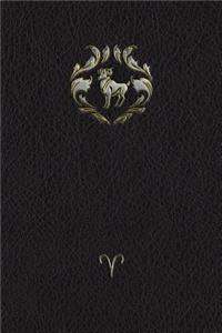 Monogram Aries Notebook