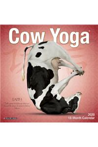 Cow Yoga 2020 Mini Wall Calendar
