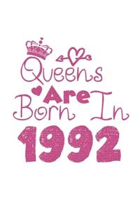 Queens Are Born In 1992 Notebook