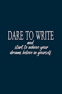 Dare to write