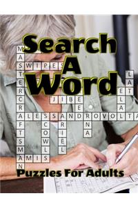 Search A Word Puzzles For Adults