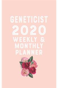 geneticist 2020 Monthly Weekly Planner geneticist Occupation Planner A beautiful