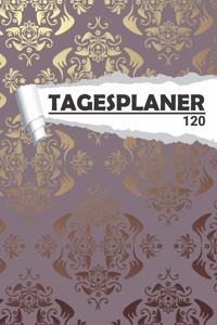 Tagesplaner Gold Muster