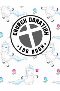 Church Donation Log Book