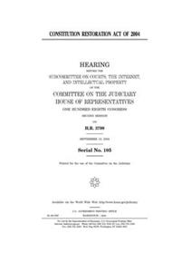 Constitution Restoration Act of 2004