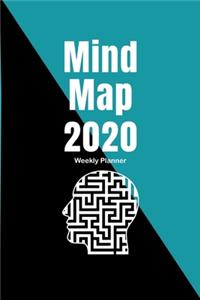 2020 Weekly Planner with Mind Map Notes Worksheets