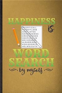 Happiness Is Word Search by Myself