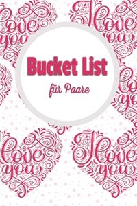 Bucket List für Paare