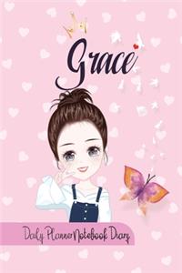 Grace Daily Planner Notebook Diary