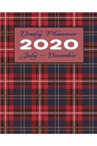 2020 Daily Planner July - December