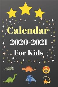 Calendar 2020-2021 For Kids