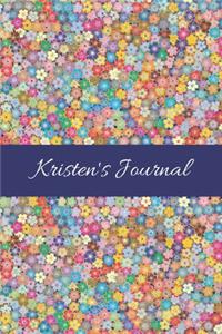 Kristen's Journal: Cute Personalized Name College-Ruled Notebook for Girls & Women - Blank Lined Gift Journal/Diary for Writing & Note Taking