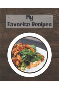 My Favorite Recipes