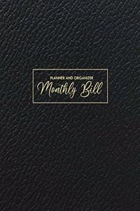 Monthly Bill Planner and Organizer