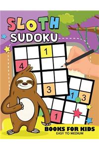 Sloth Sudoku Book for Kids